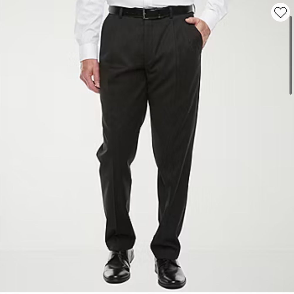 Stafford Men's Black Dress Pants